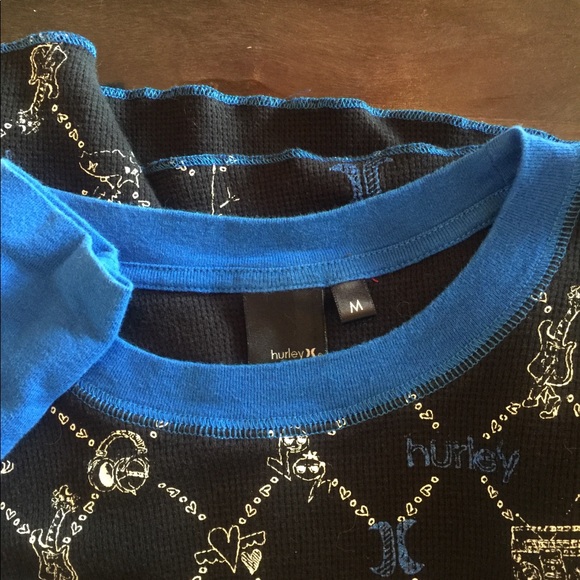 🌻4/$20🌻 Hurley Longsleeve Henley - Picture 4 of 7